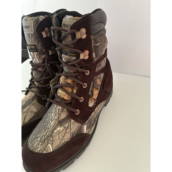 Realtree Men’s 10.5 Hunting Boots Camo Waterproof Thinsulate 400g Outdoor - Picture 3 of 13